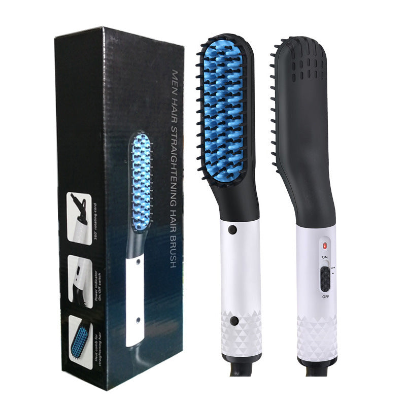 Multifunctional Beard and Hair Straightener Brush