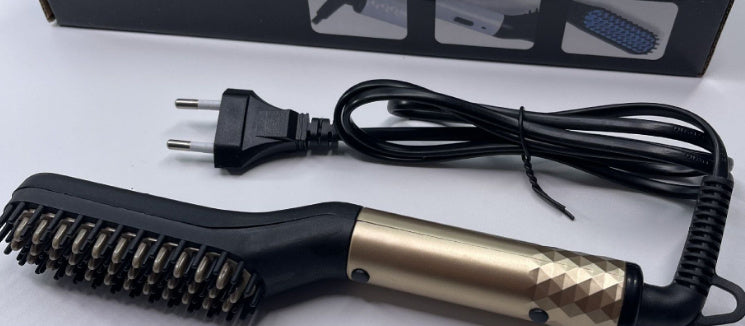 Multifunctional Beard and Hair Straightener Brush