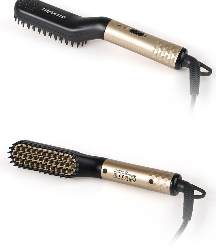 Multifunctional Beard and Hair Straightener Brush