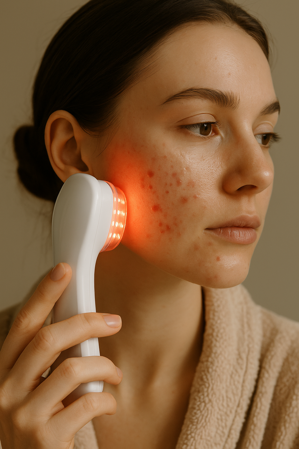 How LED Light Therapy Reduces Acne Scars