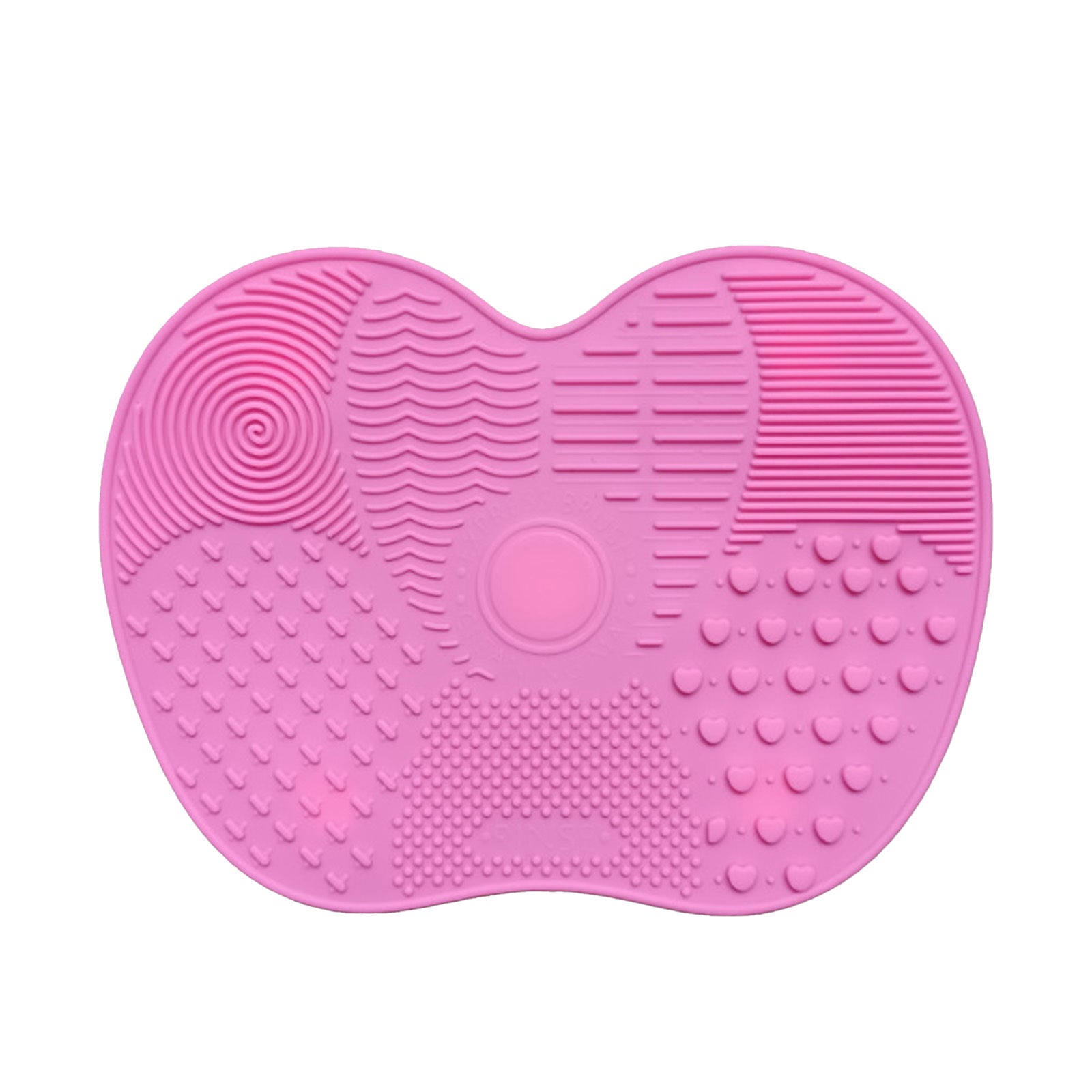 Professional Silicone Makeup Brush Cleaner Mat With Suction Cups - Portable Washing Pad For Deep Cleaning Cosmetic Brushes. Features Textured Surfaces & Strong Adhesion. 6 Color Options Available